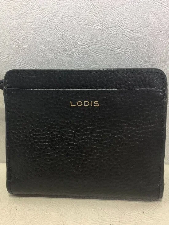 Lodis RFID Bifold Wallet Pebbled Leather 4.5" x 4" Closed - Picture 2 of 6